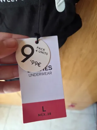 Bragas Lefties Mujer Pack 4 Talla L