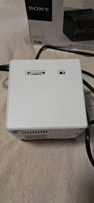 Radio Despertador Sony Blanco