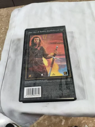VHS Braveheart Mel Gibson Película Histórica