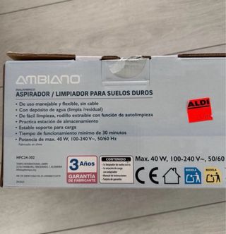 Limpiador/aspirador de suelos duros