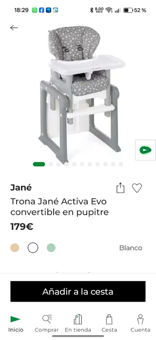 Trona Jané Activa Evo convertible