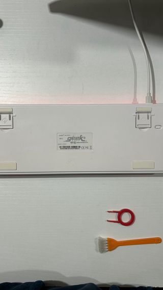 Ajazz AK33 Tastiera Meccanica Bianca