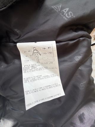 Giacca da sci con cappuccio e pelliccia