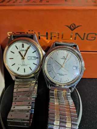 Lote 3 Relojes Lorus Hombre Oro/Plata