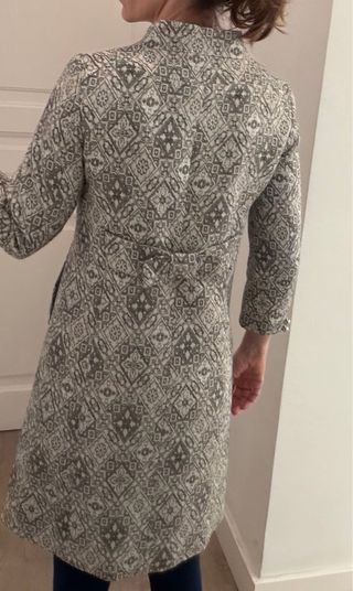 Abrigo Zara Gris plateado