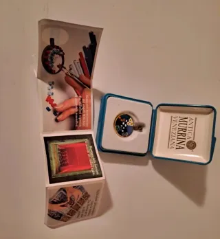 Murrina Antica Argento 925 Placcata Oro 24kt