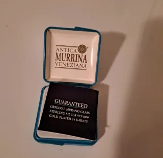 Murrina Antica Argento 925 Placcata Oro 24kt