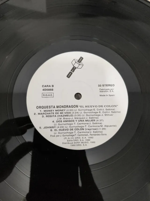 Vinilo Orquesta Mondragón El Huevo de Colón