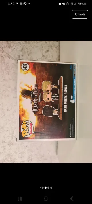 Funko Pop Attack on Titan Eren Meets Reiner 1432