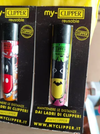 Set 4 Accendini Clipper Personaggi