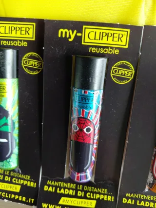 Set 4 Accendini Clipper Personaggi