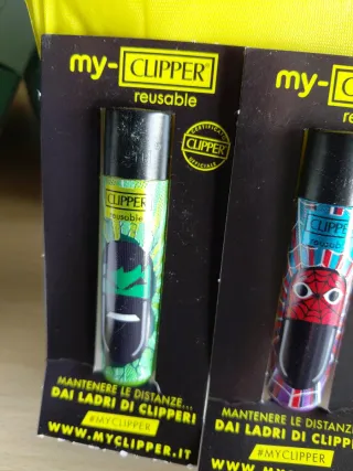 Set 4 Accendini Clipper Personaggi