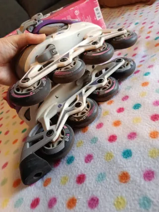 Patines en línea Oxelo Fit 3 + bolsa-protecciones