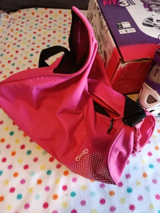 Patines en línea Oxelo Fit 3 + bolsa-protecciones