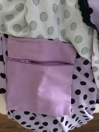 Vestido Sevillana Lunares Morado