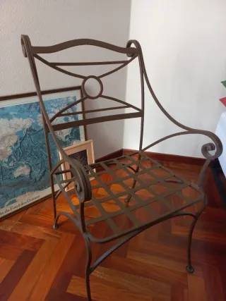 Juego de forja: Silla y banco