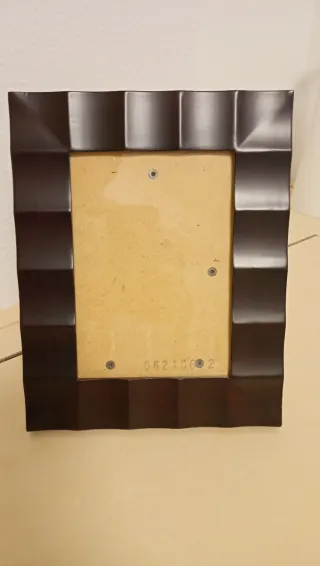 Marco de fotos marrón estilo madera Foto 11,5x16,5