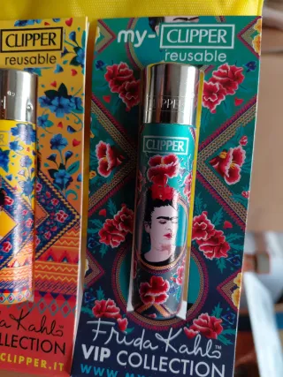 4 accendini Clipper Frida Kahlo VIP Collection