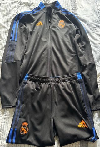 Chándal Adidas Real Madrid Negro/Azul