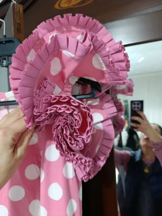 Traje de flamenca adolescente