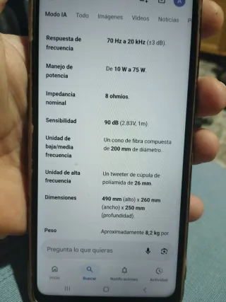 Altavoces Bowers & Wilkins DM 110i