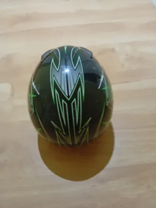 Casco Moto Enduro/Motocross Negro y Verde