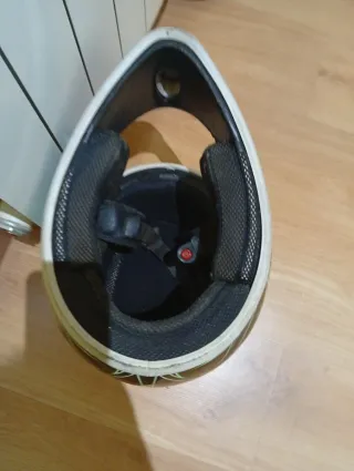 Casco Moto Enduro/Motocross Negro y Verde