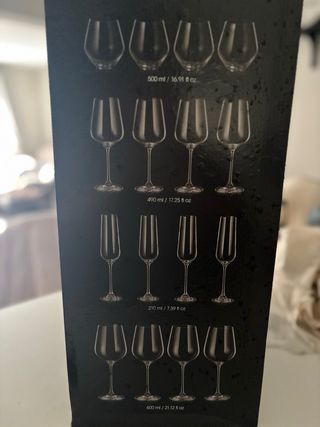 Set Copas Bohemia Globo Cristal