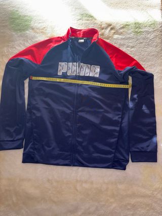 Sudadera Puma Talla 15/16 Niño Azul/Rojo
