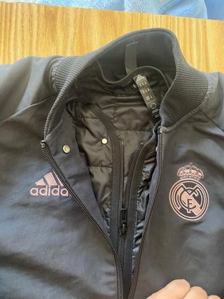Chaqueta Adidas Real Madrid Negra y Rosa