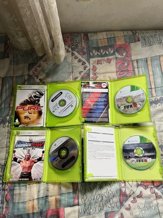 Xbox 360 Juegos: FIFA 12, 16, WWE 2007, Pure, Lego