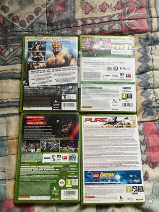 Xbox 360 Juegos: FIFA 12, 16, WWE 2007, Pure, Lego