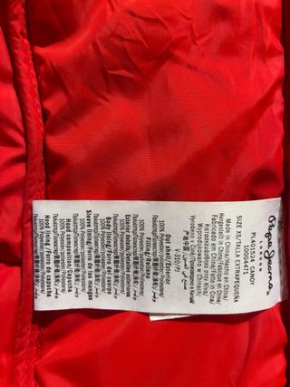 Anorak Pepe Jeans Rojo NUEVO