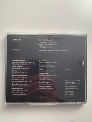 CD Jan Garbarek y The Hilliard Ensemblee