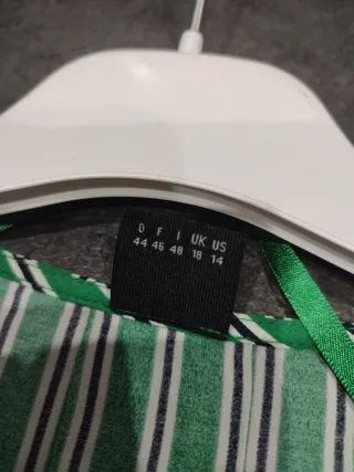 Blusa s'Olivier a righe verdi tg 48 italiana.