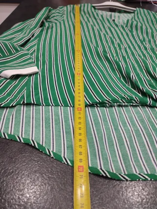 Blusa s'Olivier a righe verdi tg 48 italiana.