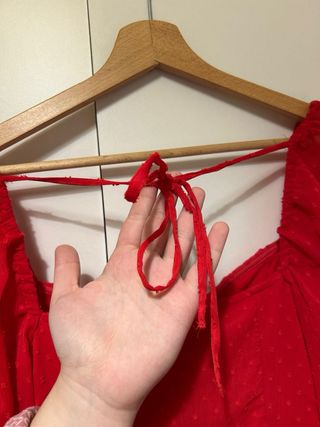 Vestido rojo H&M talla S