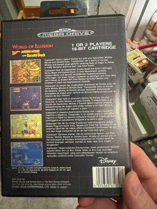 Sega World of Illusion con Topolino e Paperino