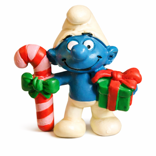 Figura Pitufo Navidad 1982 - Peyo / Schleich