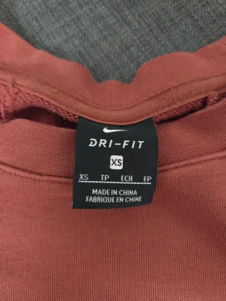 Felpa Nike Dri-FIT Get Fit Rosa Antico - Taglia XS