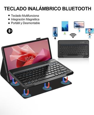 Custodia con tastiera per Lenovo Tab P12 12.7 Nuova