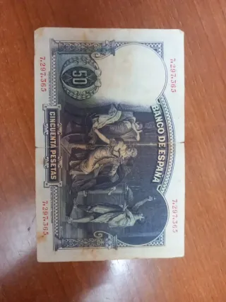 Billete 50 Pesetas Banco de España 1931