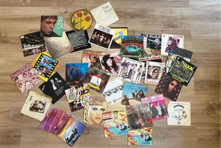 Lote 37 discos vinilo 7 pulgadas