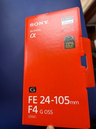 Sony FE 24-105mm F4 G OSS Objetivo