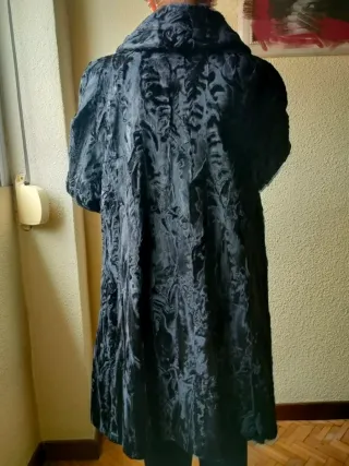 Gabardina Astracán Reversible Negra Talla Única