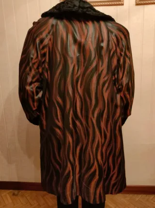 Gabardina Astracán Reversible Negra Talla Única