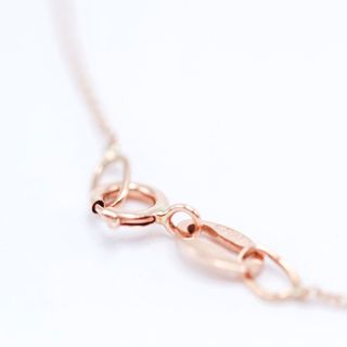 Collar Oro Rosa Zafiro y Diamantes