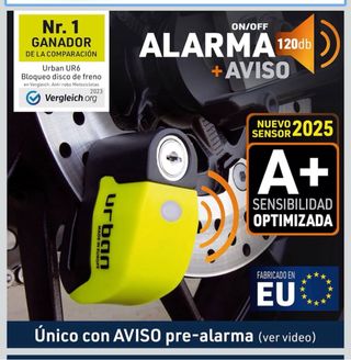 Candado moto con alarma Urban