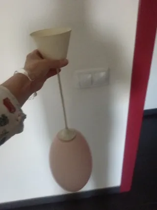 Lámpara de techo colgante rosa