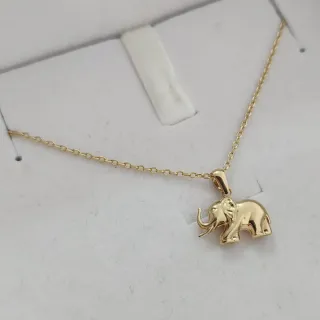 Colgante Elefante Oro 18k